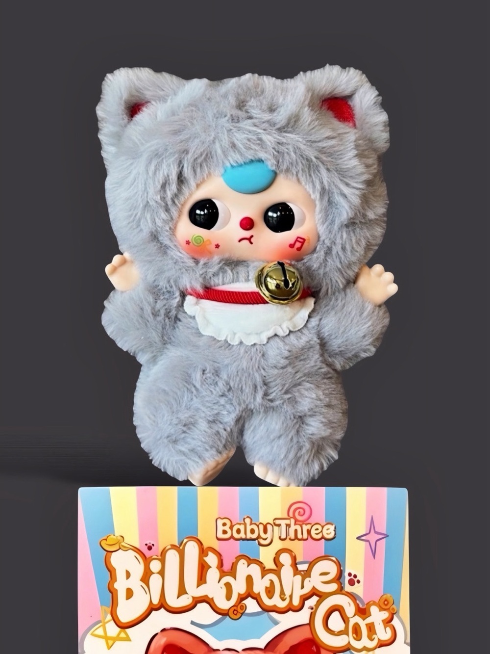 Baby Three Billionaire Cat Plush Pendant